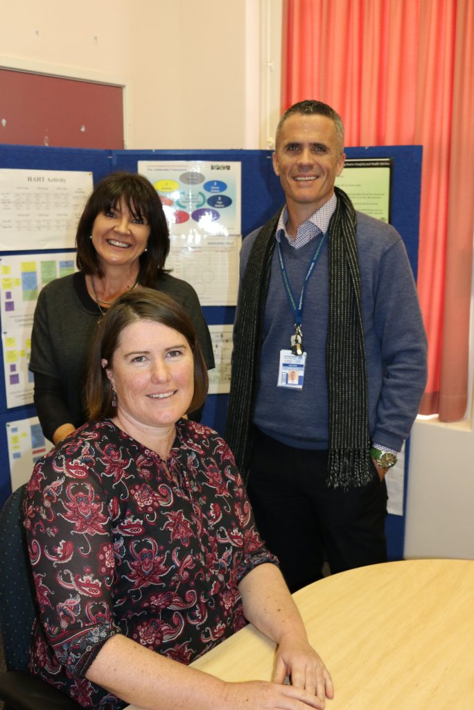 Darling Downs Hospital and Health Service Community Care managers Michelle Forrest (front) and Kerry Taylor with director of Aged Care Luke Tanks. Darling Downs Hospital and Health Service Community Care managers Michelle Forrest (front) and Kerry Taylor with director of Aged Care Luke Tanks.